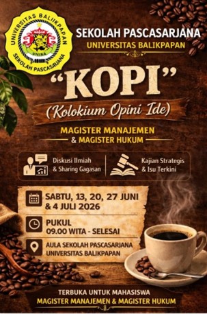 Melalui Program KOPI, Mahasiswa Magister Manajemen dan Magister Hukum Uniba Matangkan Tesis Untuk Tugas Akhir
