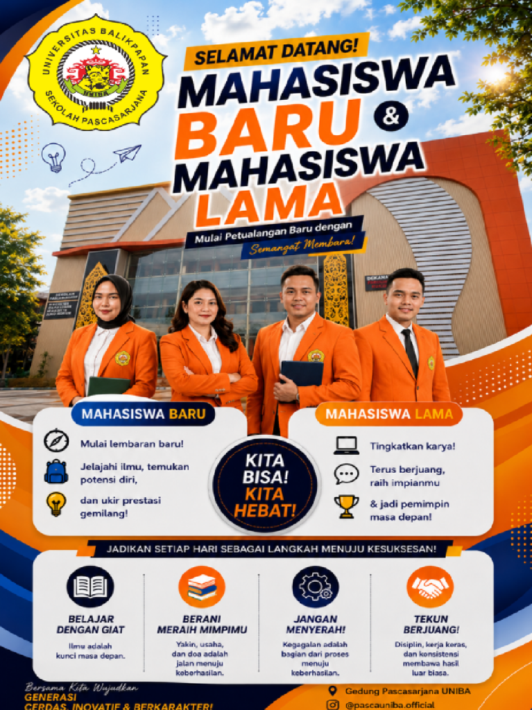 Sambut Semester Baru, Sekolah Pascasarjana Universitas Balikpapan Gelorakan Semangat “Kita Bisa! Kita Hebat!”